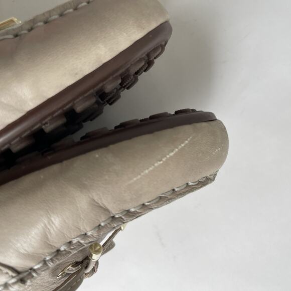 Vionic Virginia Driving Moc Leather Shoes Flats Loafers Women's Size 6 Gray0 - Picture 11 of 14